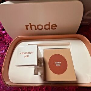 *SOLD ON EBAY* Rhode Birthday Duo: Cinnamon Roll Lip Tint + Toasted Teddy Blush